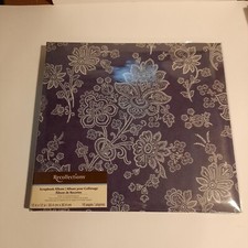NEW Recollections Scrapbook Album 12x12 10 Page Post-bound Paisley