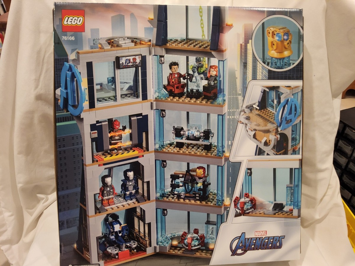 LEGO MARVEL SETS: 76166 AVENGERS TOWER, 76131 COMPOUND BATTLE
