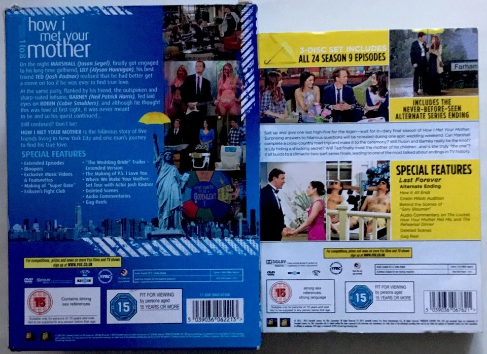 How I Met Your Mother Complete Series Collection 1-9 DVD - Image 2 of 3