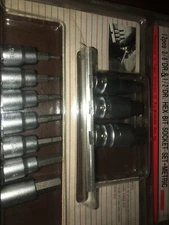 12 pcs 3/8" DR and 1/2" DR Hex Bit Socket Set - MM