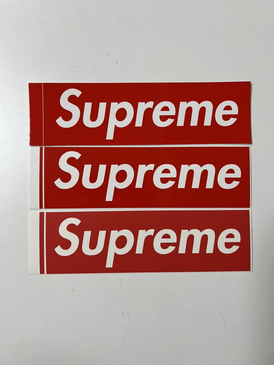 Supreme ロゴ ステッカー 60枚セット 新品 シュプリーム SUPREME Box Logo Sticker 5枚セット RED