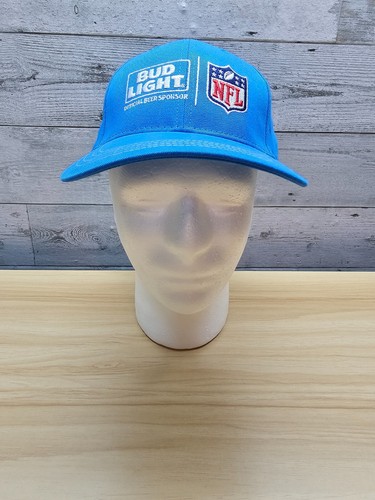 NFL BUD LIGHT OFFICIAL BEER SPONSOR SNAPBACK HAT - Picture 2 of 7
