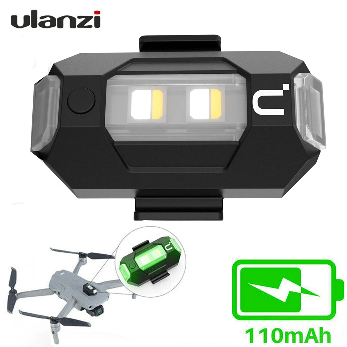 Ulanzi DR 02 LED Drone Strobe Lighting Night Flight Searchlight
