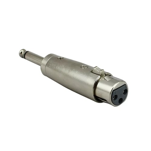 Audio Mikrofon Adapter XLR Kupplung Buchse Weiblich auf Klinke Stecker - Bild 6 von 7