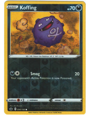 Koffing 94/198 Chilling Reign Reverse Holo Common Pokemon Card TCG 094/198