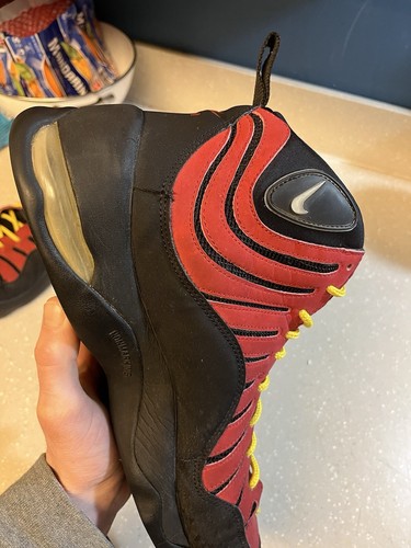 Nike Air Bakin 2013 Black Red Yellow OG High Size 11.5 316383-001 - 第 16/24 張圖片