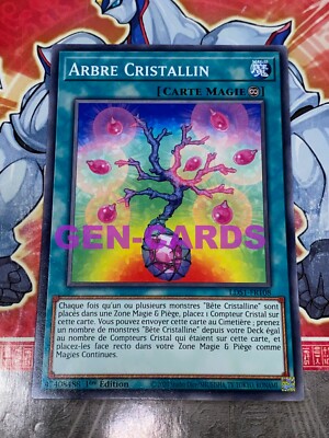 Yu Gi Oh Karte KRISTALLINER BAUM LDS1-FR108x2