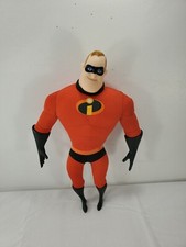 PLUSH Disney The INCREDIBLES Mr Incredible 14" Doll Stuffed Figure Vinyl