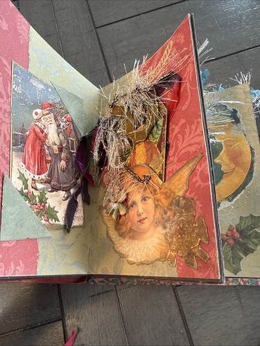 1990 Mixed Media Künstler Old Fashioned Christmas Look Buch - Bild 8 von 15