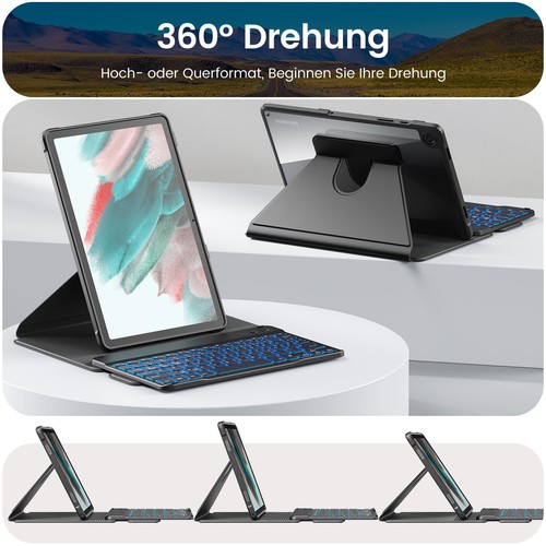 INFILAND Keyboard Case für Samsung Galaxy Tab A9 Plus 11 2023 Modell (SM - Bild 20 von 24