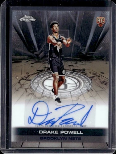 2025-26 Topps Chrome Drake Powell Auto Autograph Rookies RC #TAUR2-DP Nets