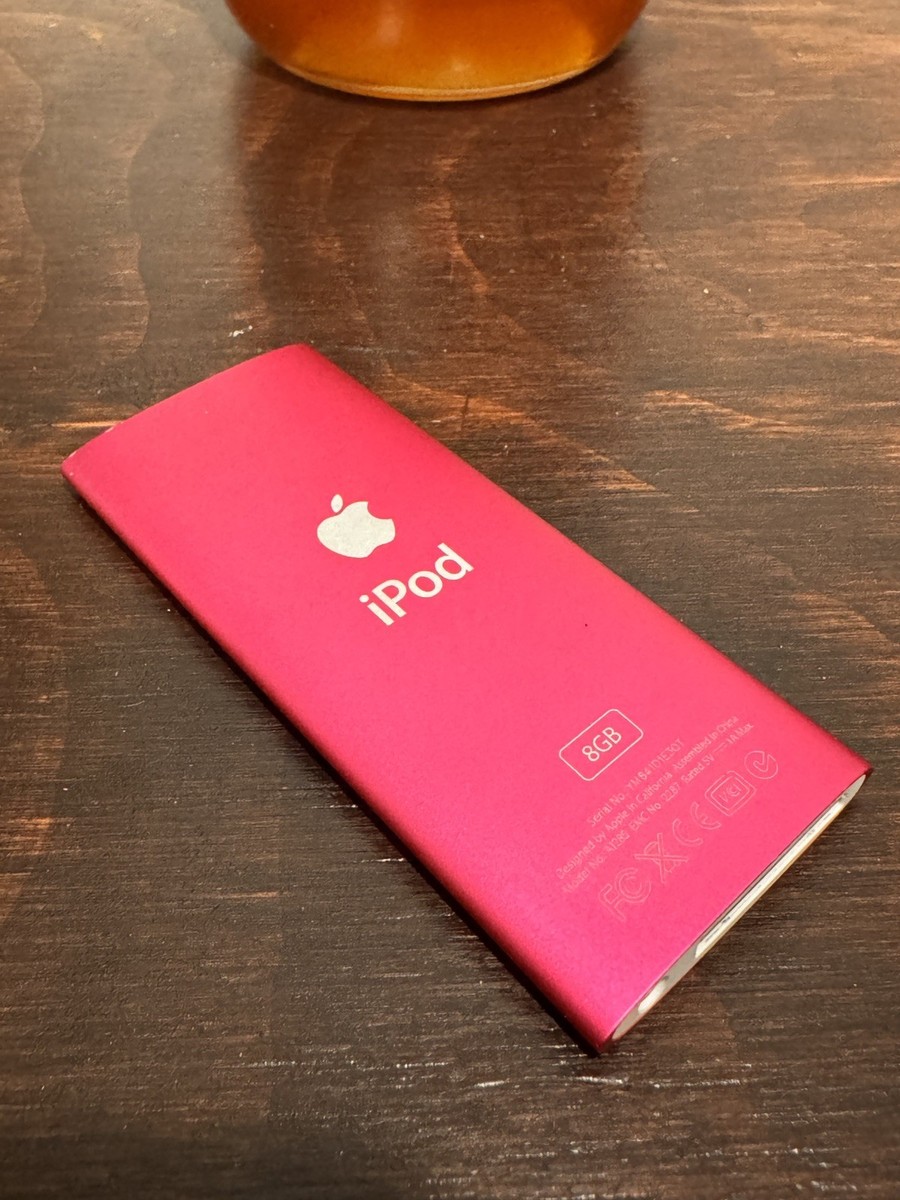 Apple iPod Nano 4th Generation A1285 8GB Pink Firmware 1.0.4