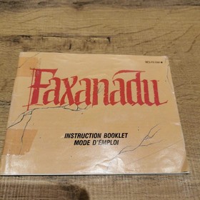 Faxanadu - Nintendo NES - Jeu avec Boite et  Notice -Bon &eacute;tat Version NES-FX-FRA