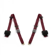 Chevy Truck S10 1981-93 Airplane 3pt BURG Retract Bucket Seat Belt Kit-2 Be 