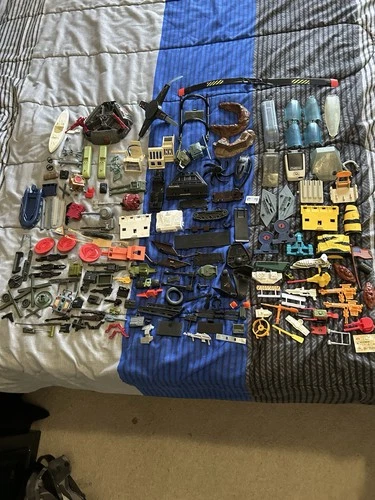 Vintage 1980s Huge G.I Joe Accessories, Parts , and Weapons Lot