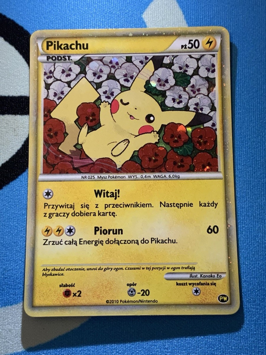 Pikachu (Polish) PW8 Pikachu World Collection Holo for sale Pikachu (Polish) PW8 Pikachu World Collection Holo for sale