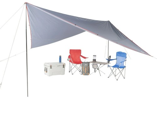 Ozark Trail Multi-Purpose Tarp Shelter, 12' x 12' with Steel Poles - 第 3/5 張圖片