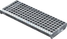 Krata stopień schodów MW 34x38 ocynkowana – prasa spawalnicza 800x305 mm