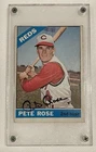 1966 Topps Pete Rose #30 Signed Autograph Cincinnati Reds Vintage MLB Card