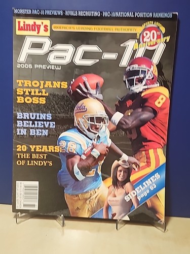 2006 Lindy's College Football Preview Pac 10 USC TROJANS Dwayne Jarrett