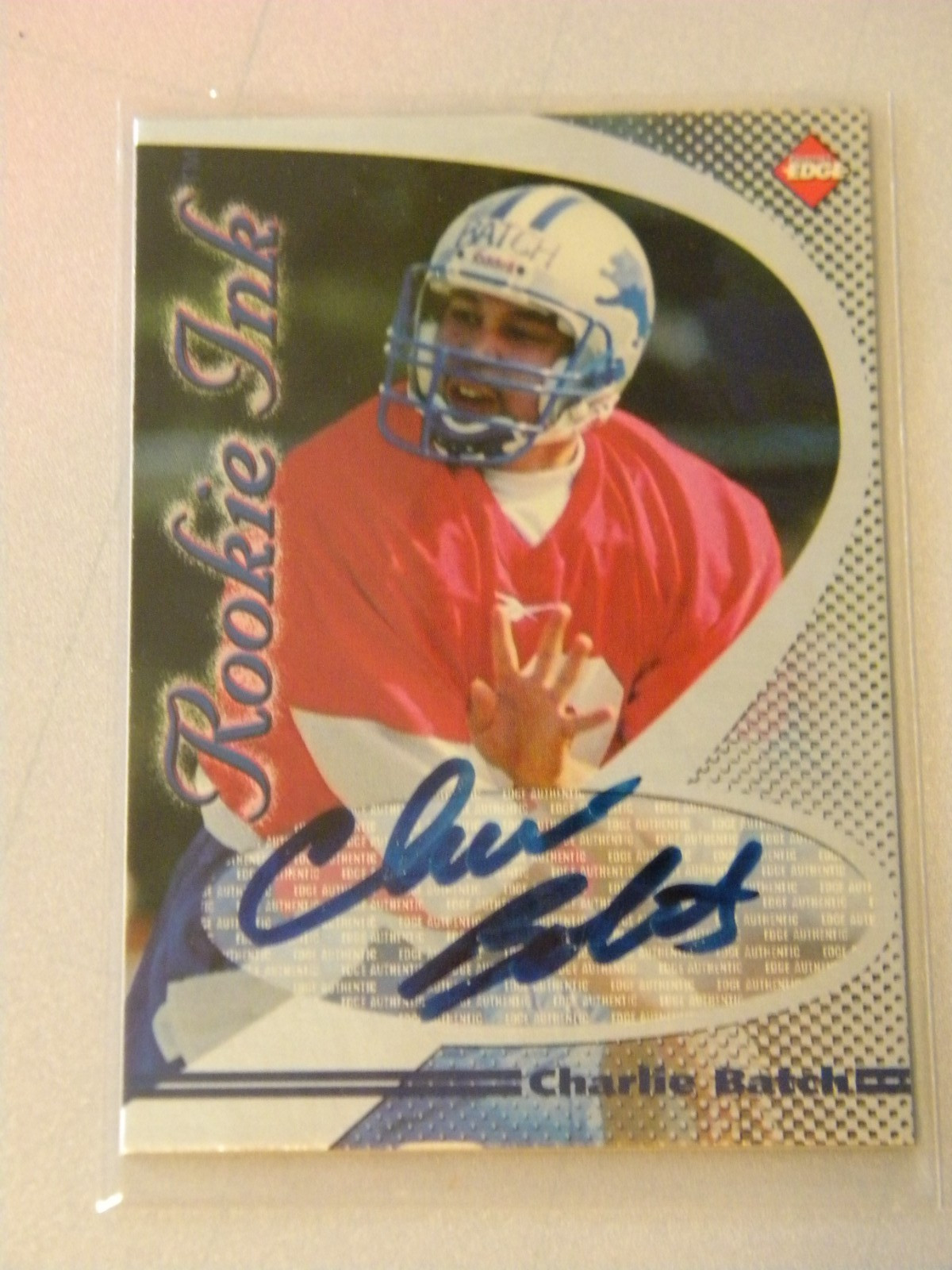 1998 Collector's Edge 1st Place - Rookie Ink Charlie Batch (AU, RC)