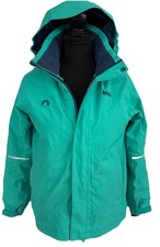 REI Co-Op Jacket Girls XL Kids Blue Green Ski Snowboard Fleece Lined Hooded
