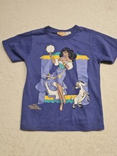 Vtg Hunchback Of Notre Dame Sz 5/6 Esmeralda T-Shirt Single Stitch Purple Disney