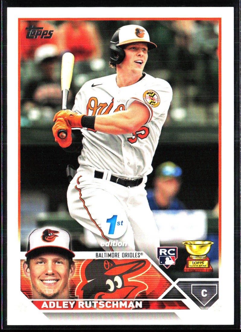 2023 Topps 1st Edition Adley Rutschman Rookie Card Orioles RC #250