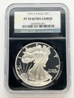 1996-P American Silver Eagle Proof ASE $1 NGC PF70 PR70 UCAM Ultra Cameo Coin