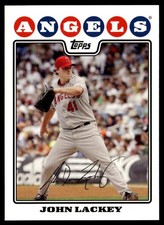 2008 Topps John Lackey Los Angeles Angels #95