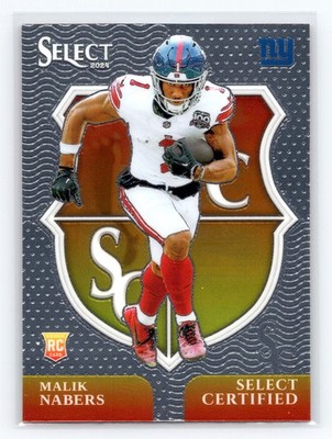 2024 Panini Select #6 Malik Nabers Select Certified Rookies