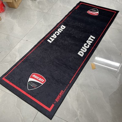 Für DUCATI V2 V4 Motorrad Garage Pit Mat Workshop Racing 220 * 80CM Teppich