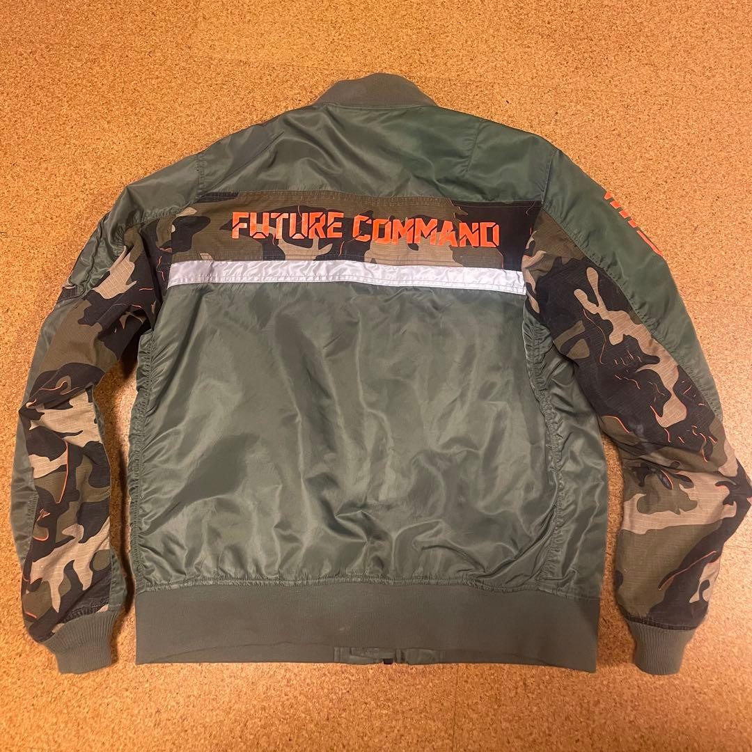 AVIREX Future Command Remake MA-1 Flight Jacket M… - image 2