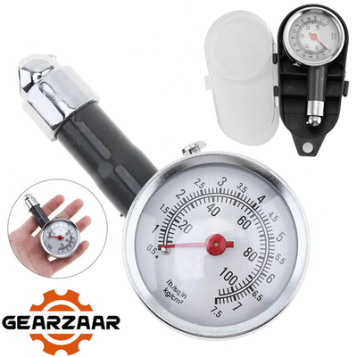 #ad Portable Professional Car Tire Tyre Pressure Gauge Air Measurement Psi Bar Jilvi $9.49