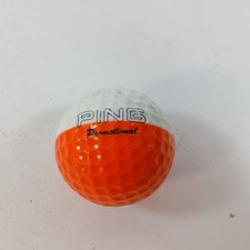 PING Promotional Karsten Orange WhiteGOLF BALL Rare 2 Color