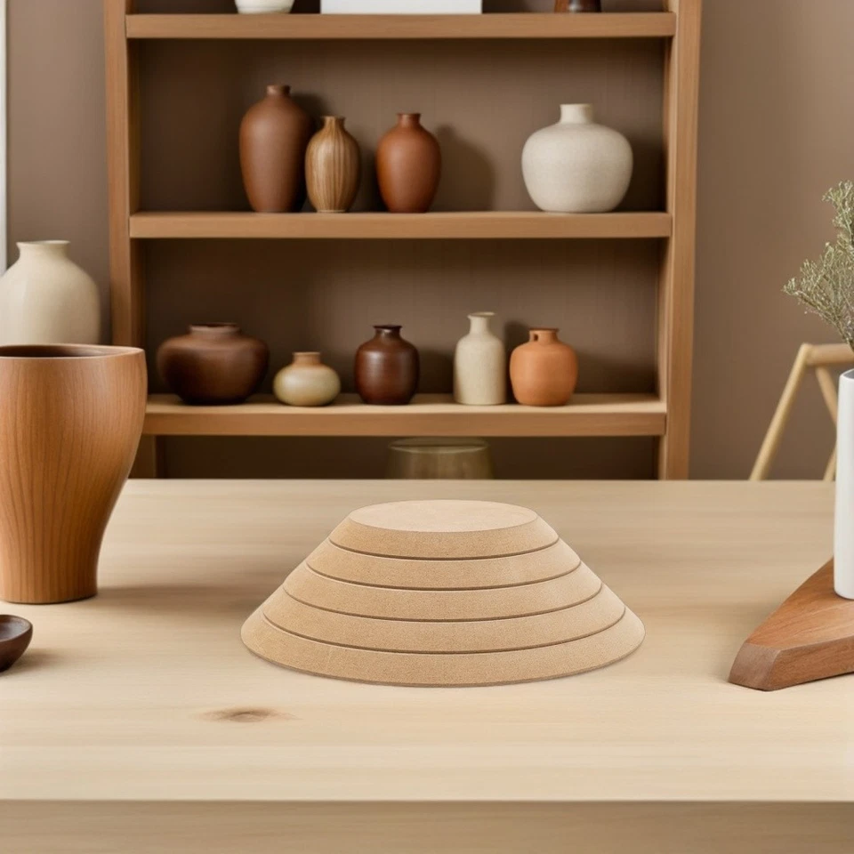 Molde de cerámica de 5 piezas para moldes formadores de placas de cerámica de cerámica de madera de arcilla Foto 3 de 4