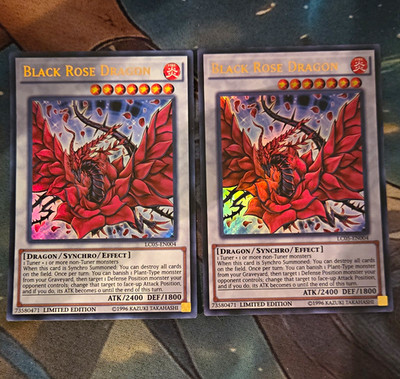 Yu-Gi-Oh! Black Rose Dragon LC05-EN004 Limited Edition Foil 2x English