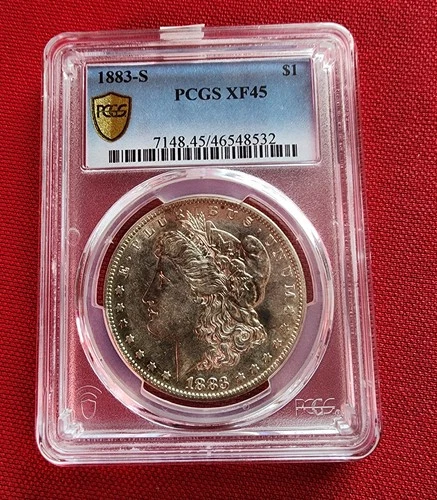 1883 S morgan silver dollar XF45