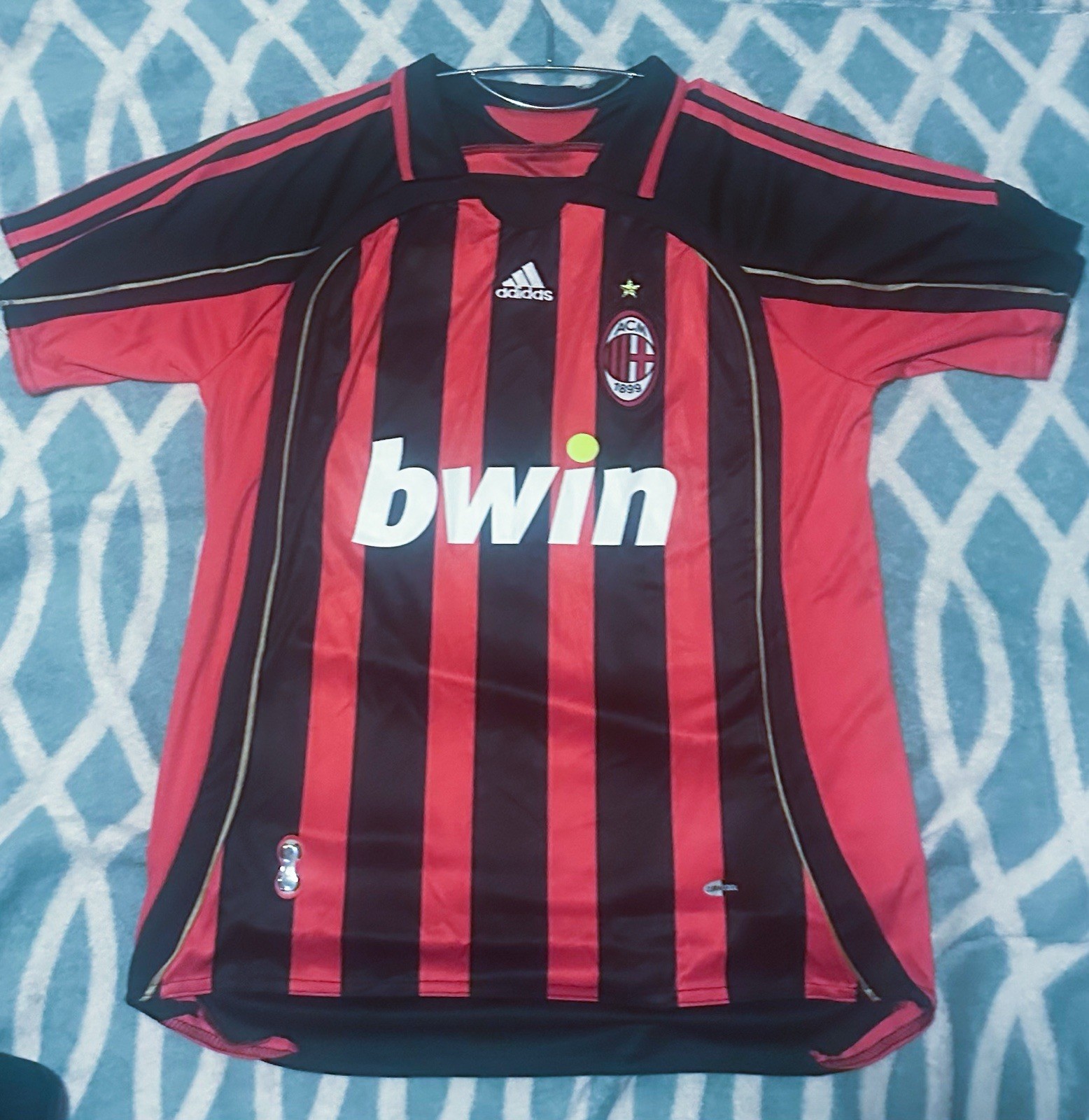 AC Milan Kaká 2006/07 Retro Jersey Size L And M For Just $55 and FREE SHIPPING