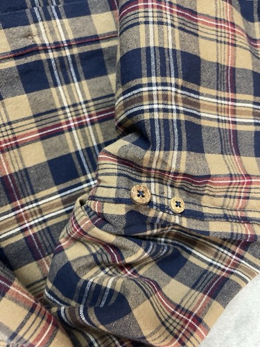 Camisa St John's Bay Para Hombres XL Madrás Informal Abotonada A Cuadros Manga Corta ¡NUEVA CON ETIQUETAS!! - Imagen 7 de 12