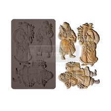 Holiday Greetings  5" x 8" Silicone D cor Mould