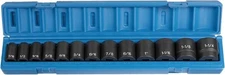Grey Pneumatic 1312 1/2" Drive 13 Piece Standard Impact Socket Set w/ Case