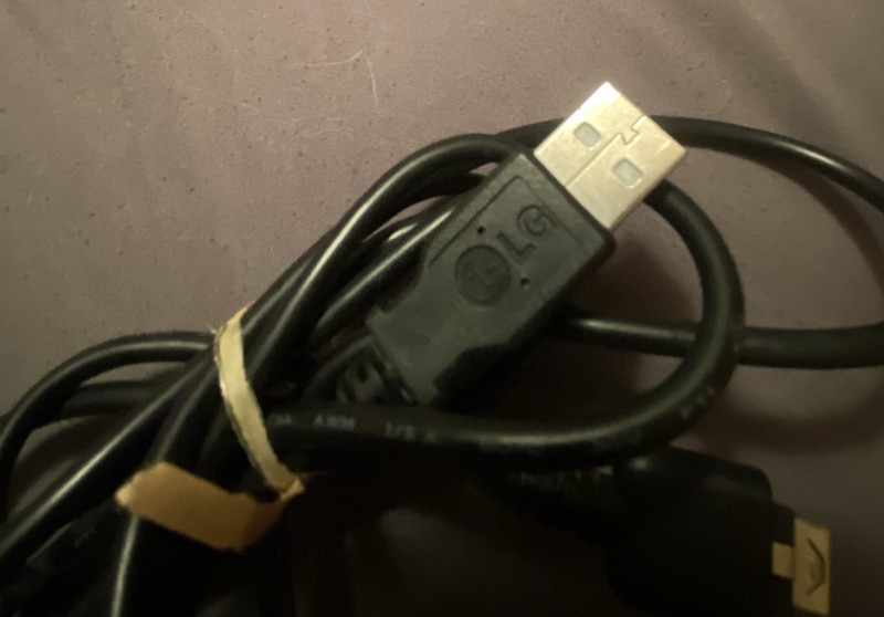 LG USB-A to Micro-USB Charging & Data Sync Cable, Black, Less Than 10ft