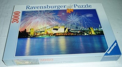 Ravensburger 3000 Pc  Jigsaw PuzzleSydney,Australia at Night NIB