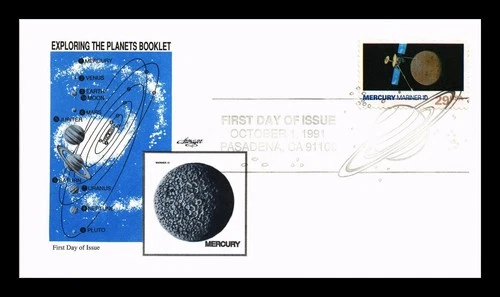 US COVER MERCURY MARINER 10 SPACE EXPLORATION FIRST DAY ISSUE ARTMASTER
