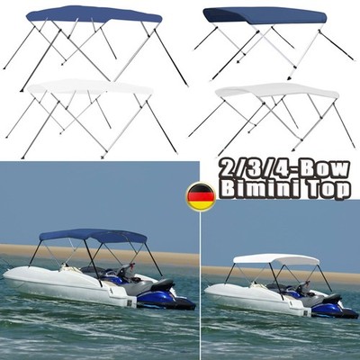 2,3,4 Bow Bimini Top Boat Cover Sonnenverdeck Sonnensegel Bootsverdeck Bootsdach