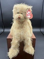 Ty Punkies Frizzy Bear Beanie Baby With All Tags Fuzzy And Clean