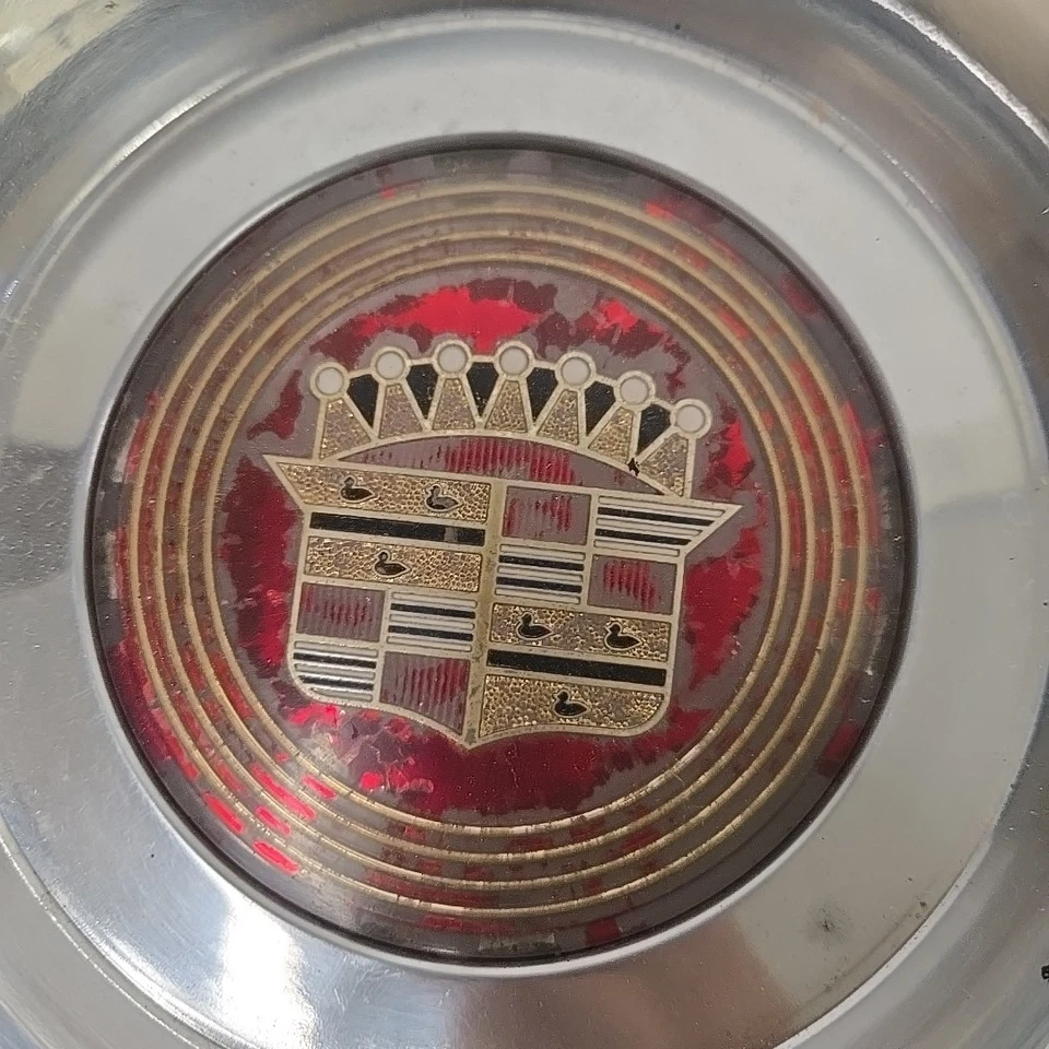 1957 Cadillac 15" Hub Cap Caddy Wheel Cover Sombrero Hubcap 57 (Single) - Image 3 of 4