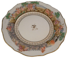 Antico Ginori Doccia Porcellana Capodimonte Sollievo Scene Piastra Porzellan