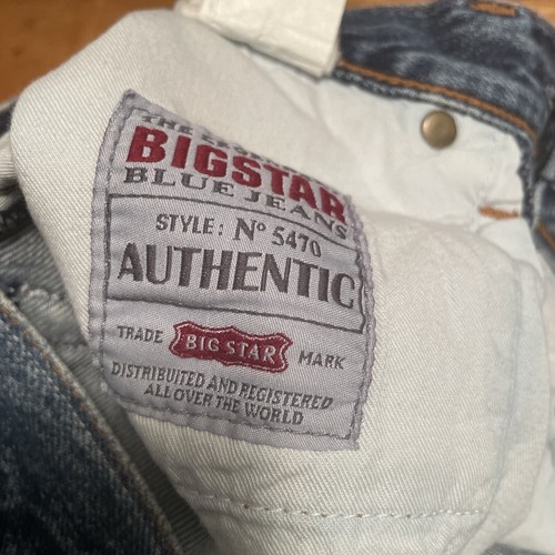 Trade Big Star Mark Vintage Denim Herren 29x 32 Jeans Button Fly bequem - Bild 8 von 10